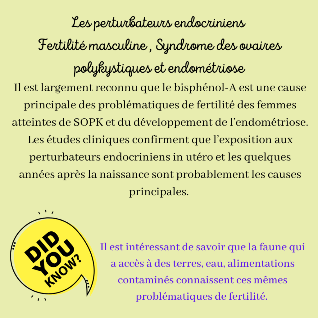 Perturbateurs endocriniens et fertilité
