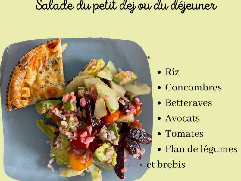 Recette de salade par Nutritionniste Saint-Chamas Poids infertilité endométriose
